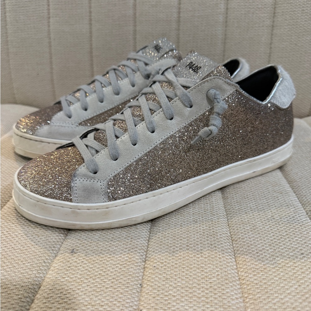 P448 Rose Gold Glitter Sneakers 👟